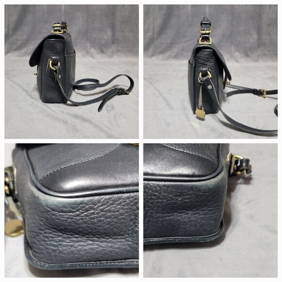 VTG Dooney & Bourke All Weather Leather Carrier Crossbody Purse - Picture 2 of 16